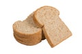 Isolate slice whole wheat bread