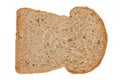 Isolate slice whole wheat bread