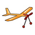 Isolated airplane toy Royalty Free Stock Photo
