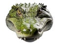 Isolated Alligator Royalty Free Stock Photo