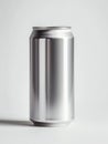 Isolated Aluminum Drink Can, Metal Beverage Container 12 ounce 300ml Blank with No Label