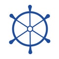 Isolated anchor icon maritime equipe Vector