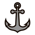 Isolated anchor summer icon vector illustration