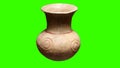 Isolated anciend vase or jug