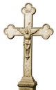 Isolated ancient Christian Holy cross