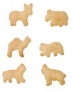 Isolated Animal Cracker