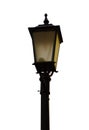 Isolated Antique Lamppost Lantern Royalty Free Stock Photo