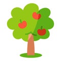 Isolated apple tree icon Royalty Free Stock Photo