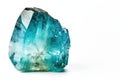 Isolated Aquamarine - White Background - Copy Space Royalty Free Stock Photo