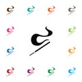 Isolated Aromatic Stick Icon. Smell Vector Element Can Be Used For Aromatic, Stick, Smell Design Concept.
