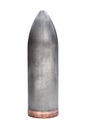 Isolated Artillery Shell Casing Royalty Free Stock Photo