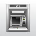 Isolated ATM Bank Cash Machine Royalty Free Stock Photo