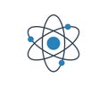 Isolated Atom Symbol. Graphic for Science Designs.