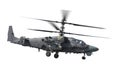 Isolated Attack helicopter Royalty Free Stock Photo