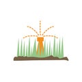 Isolated automatic watering flat style icon vector design