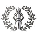 Isolated avatar girl design Royalty Free Stock Photo