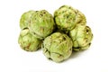 Isolated Baby Artichokes Royalty Free Stock Photo