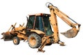 Isolated Backhoe