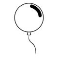 Isolated balloon icon