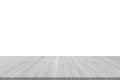 Isolated bamboo wood floor in grey texture on white wall background