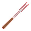 Isolated barbecue fork