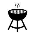 Isolated barbecue grill icon