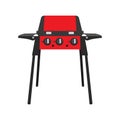 Isolated barbecue grill