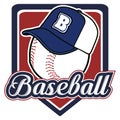 Isolated baseball emblem