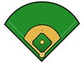 Isolated baseball icon