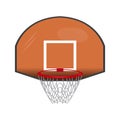 Isolated basketball hoop Royalty Free Stock Photo