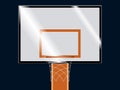 Isolated basketball hoop Royalty Free Stock Photo