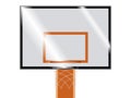 Isolated basketball hoop Royalty Free Stock Photo