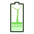 Isolated battery icon