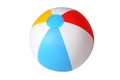 Isolated beach ball Royalty Free Stock Photo