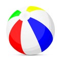 Isolated beach ball