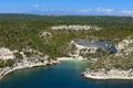 Isolated beach at Bonifacio, Corsica Royalty Free Stock Photo