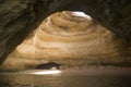 Isolated Beach in a Cave