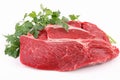 Isolated beef meat