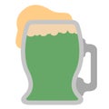 Isolated beer icon. Patrick day Royalty Free Stock Photo