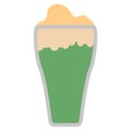 Isolated beer icon. Patrick day Royalty Free Stock Photo