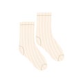 Isolated Beige Men Socks Vector Illustration Royalty Free Stock Photo