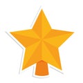 Isolated Belen star icon