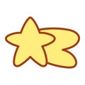 Isolated Belen star icon