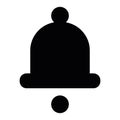 Isolated bell icon Flat design Vector Royalty Free Stock Photo