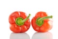 Isolated bell pepper paprika Royalty Free Stock Photo