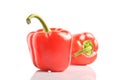 Isolated bell pepper paprika Royalty Free Stock Photo