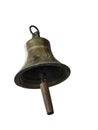 Isolated bell on white background with clipping path.