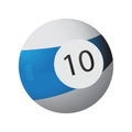 Isolated billiard ball