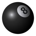 Isolated billiard ball