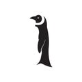 Isolated bird penguin simple shape logo design, vector graphic symbol icon illustration creative idea